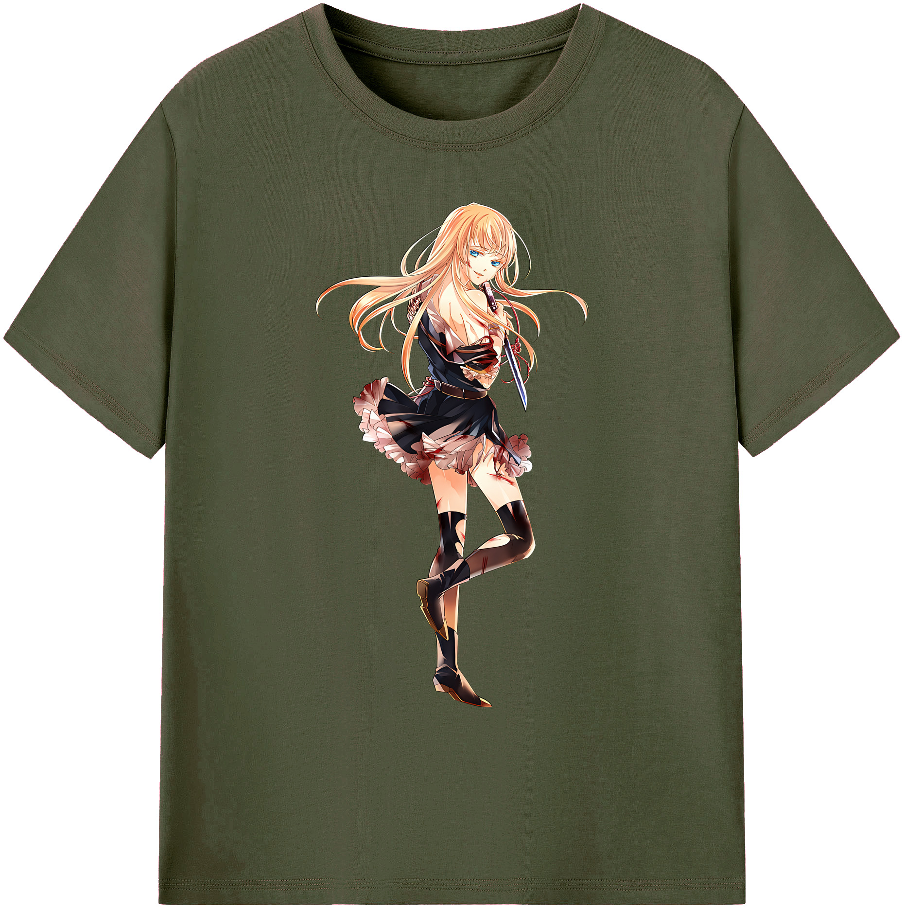 （画像用） 刀剣乱舞 Touken Ranbu 綿100％ メンズ半袖Tシャツ｜肌触りやわらか＆通気性